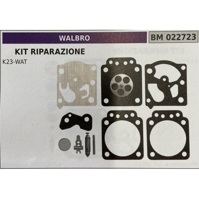 BRUMAR MEMBRANAKIT RIPARAZIONE WALBRO  KIT RIPARAZIONE K23WAT  RO
