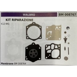 BRUMAR MEMBRANAKIT RIPARAZIONE WALBRO  KIT RIPARAZIONE K12WG  MEMBRANE BM 008764