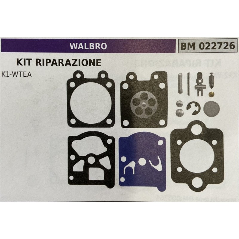 BRUMAR MEMBRANAKIT RIPARAZIONE WALBRO  KIT RIPARAZIONE K1WTEA  RO