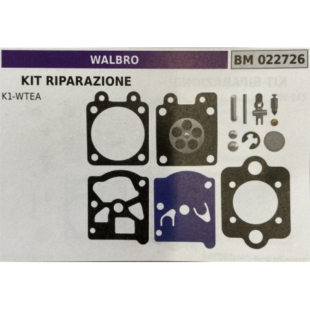 BRUMAR MEMBRANAKIT RIPARAZIONE WALBRO  KIT RIPARAZIONE K1WTEA  RO