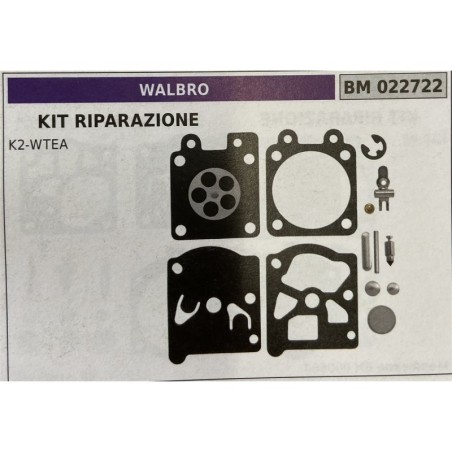 BRUMAR MEMBRANAKIT RIPARAZIONE WALBRO  KIT RIPARAZIONE K2WTEA  RO