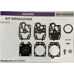 BRUMAR MEMBRANAKIT RIPARAZIONE WALBRO  KIT RIPARAZIONE K20WYJ  MEMBRANE BM 000600