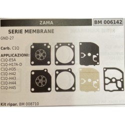 BRUMAR MEMBRANAKIT RIPARAZIONE ZAMA  SERIE MEMBRANE GND27  Carb C1Q  APPLICAZIONI C1QESA C1QH17AD C1QH35 C1QH42 C1QH43 C1QH44 C