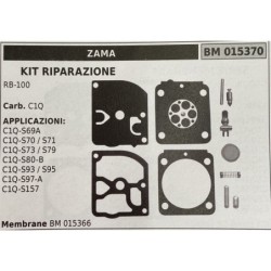 BRUMAR MEMBRANAKIT RIPARAZIONE ZAMA  KIT RIPARAZIONE RB100  Carb C1Q  APPLICAZIONI C1QS69A C1QS70  S71 C1QS73  S79 C1QS80B C1QS