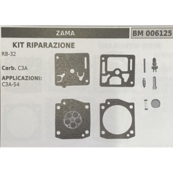BRUMAR MEMBRANAKIT RIPARAZIONE ZAMA  KIT RIPARAZIONE RB32  Carb C3A  APPLICAZIONI C3AS4  Membrane