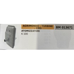 BRUMAR MARMITTA AGRIMONDO  TURBINE  CMS  ATOMIZZATORI K 100  RO
