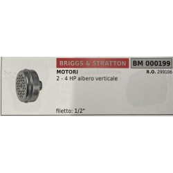 BRUMAR MARMITTA BRIGGS & STRATTON  MOTORI 2  4 HP albero verticale  filetto 12"" RO 299106
