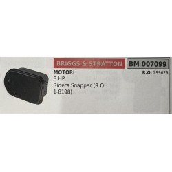 BRUMAR MARMITTA BRIGGS & STRATTON  MOTORI 8 HP Riders Snapper (RO 18198)  RO 299629