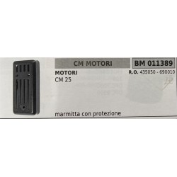 BRUMAR MARMITTA CM MOTORI  MOTORI CM 25  RO 435050  690010