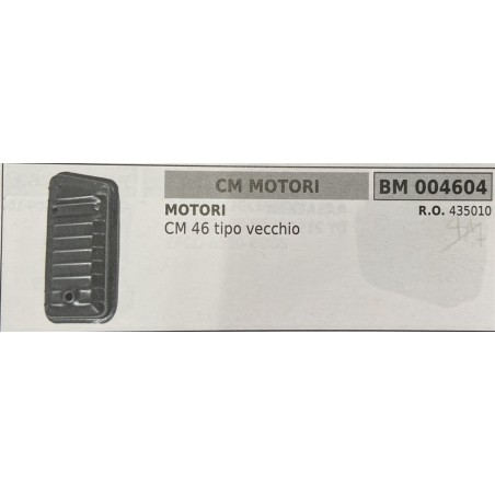 BRUMAR MARMITTA CM MOTORI  MOTORI CM 46 tipo vecchio  RO 435010