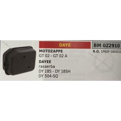 BRUMAR MARMITTA DAYE  MOTOZAPPE GT 02  GT 02 A  DAYEE rasaerba DY 185  DY 185SH DY 504SQ  RO 1P60F080910
