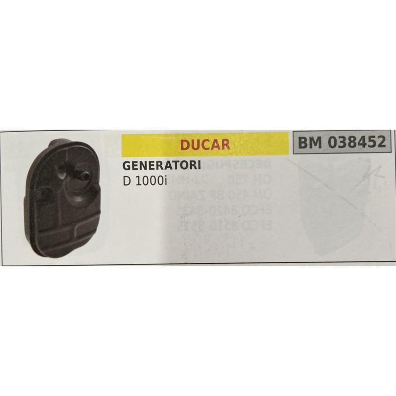 BRUMAR MARMITTA DUCAR  GENERATORI D 1000i  RO