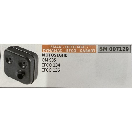 BRUMAR MARMITTA EMAK  OLEO MAC  DYNAMAC  EFCO  SABART   MOTOSEGHE OM 935 EFCO 134 EFCO 135  RO