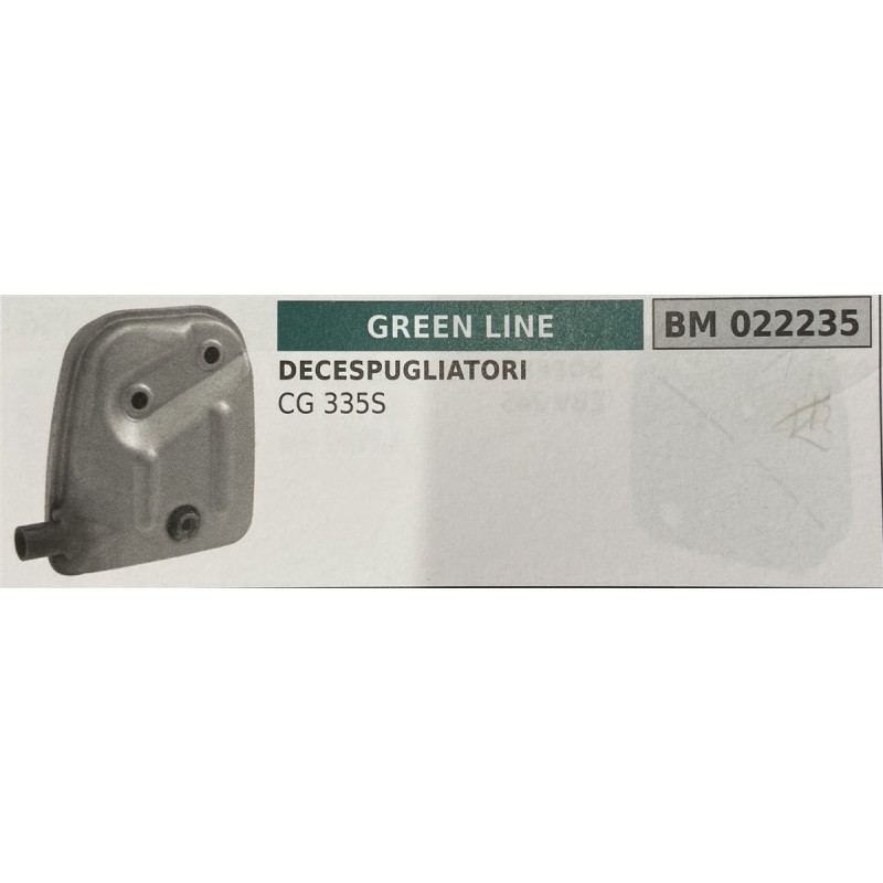 BRUMAR MARMITTA GREEN LINE   DECESPUGLIATORI CG 335S  RO