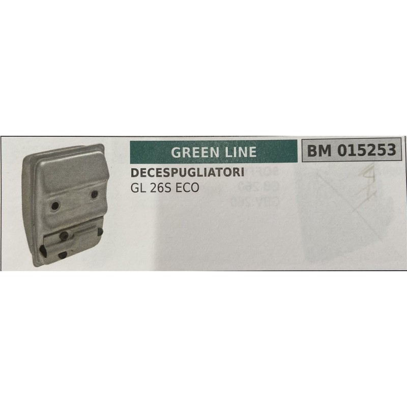 BRUMAR MARMITTA GREEN LINE   DECESPUGLIATORI GL 26S ECO  RO