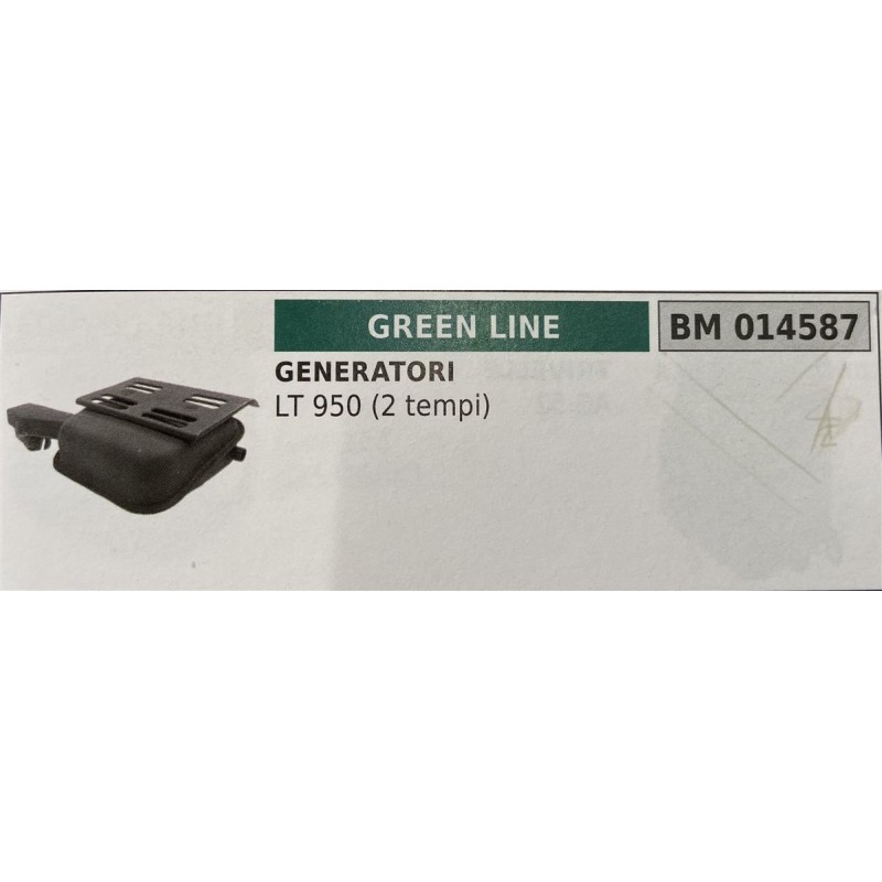 BRUMAR MARMITTA GREEN LINE   GENERATORI LT 950 (2 tempi)  RO