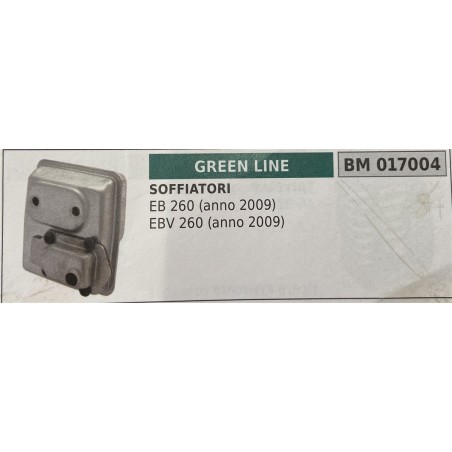 BRUMAR MARMITTA GREEN LINE   SOFFIATORI EB 260 (anno 2009) EBV 260 (anno 2009)  RO