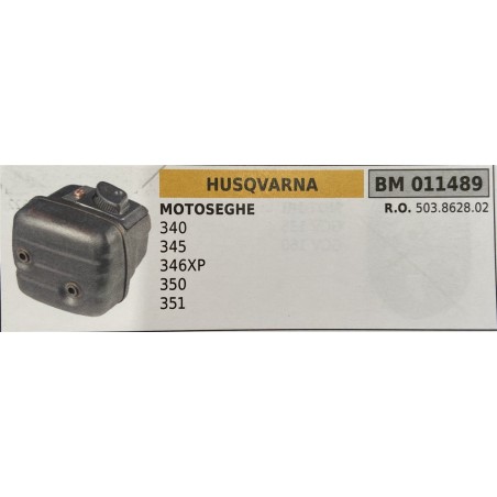 BRUMAR MARMITTA HUSQVARNA  MOTOSEGHE 340 345 346XP 350 351  RO 503862802