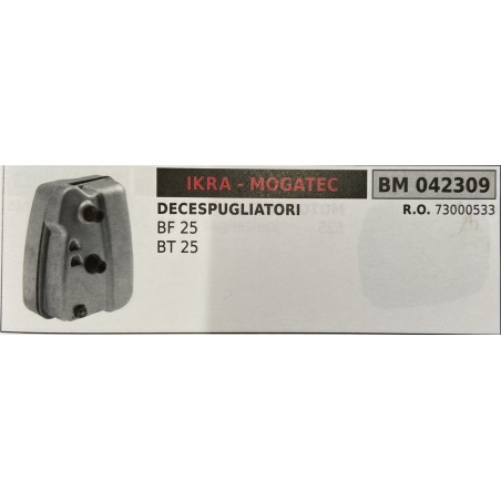 BRUMAR MARMITTA IKRA  MOGATEC  DECESPUGLIATORI BF 25 BT 25  RO 73000533