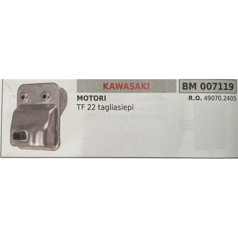 BRUMAR MARMITTA KAWASAKI  MOTORI TF 22 tagliasiepi  RO 490702405