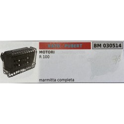 BRUMAR MARMITTA RATO  PUBERT  MOTORI R 100  marmitta completa RO