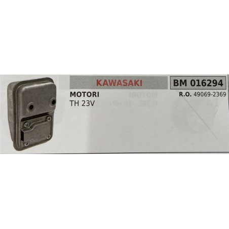 BRUMAR MARMITTA KAWASAKI  MOTORI TH 23V  RO 490692369