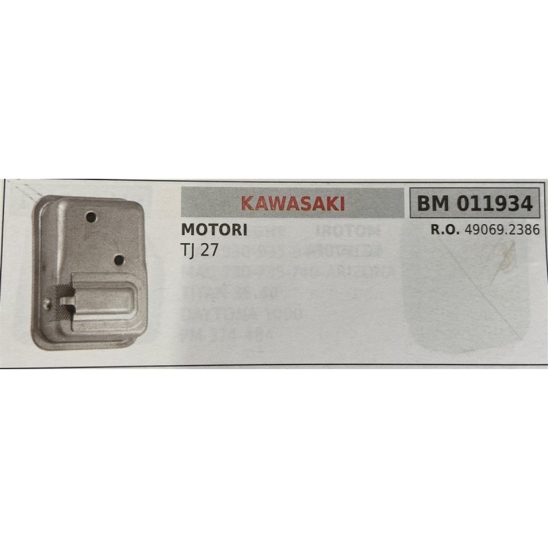 BRUMAR MARMITTA KAWASAKI  MOTORI TJ 27  RO 490692386