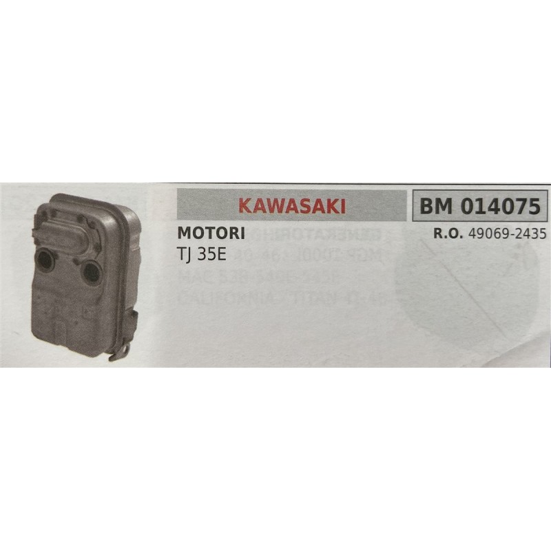 BRUMAR MARMITTA KAWASAKI  MOTORI TJ 35E  RO 490692435