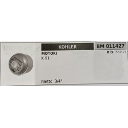 BRUMAR MARMITTA KOHLER  MOTORI K 91  filetto 34"" RO 220521