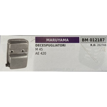 BRUMAR MARMITTA MARUYAMA  DECESPUGLIATORI M 45 AE 420  RO 262748