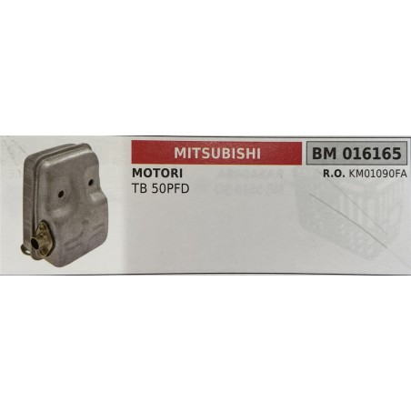 BRUMAR MARMITTA MITSUBISHI  MOTORI TB 50PFD  RO KM01090FA