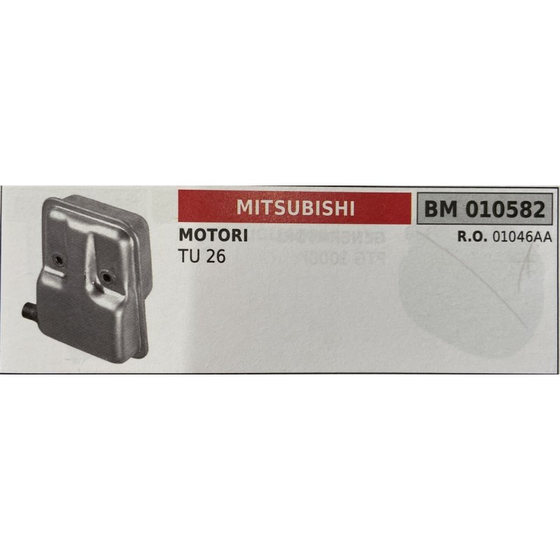 BRUMAR MARMITTA MITSUBISHI  MOTORI TU 26  RO 01046AA