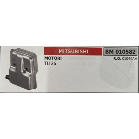 BRUMAR MARMITTA MITSUBISHI  MOTORI TU 26  RO 01046AA