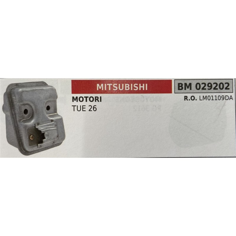 BRUMAR MARMITTA MITSUBISHI  MOTORI TUE 26   RO LM01109DA