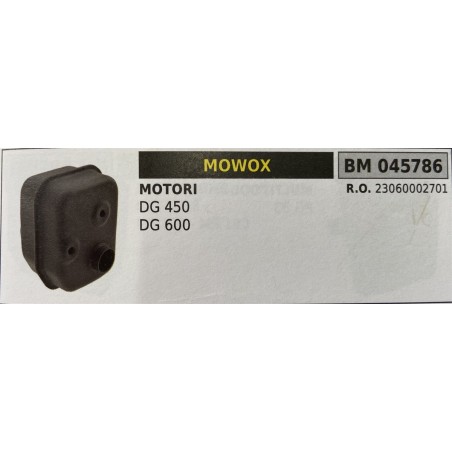 BRUMAR MARMITTA MOWOX  MOTORI DG 450 DG 600   RO 23060002701