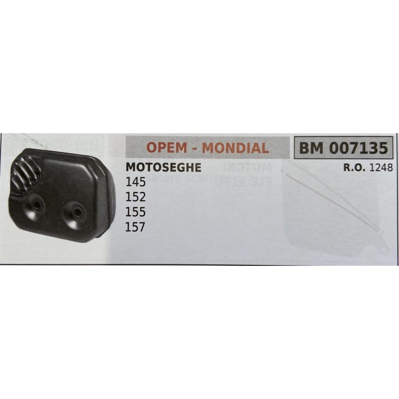 BRUMAR MARMITTA OPEM  MONDIAL  MOTOSEGHE 145 152 155 157  RO 1248