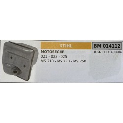 BRUMAR MARMITTA STIHL  MOTOSEGHE 021  023  025 MS 210  MS 230  MS250  RO 11231400604