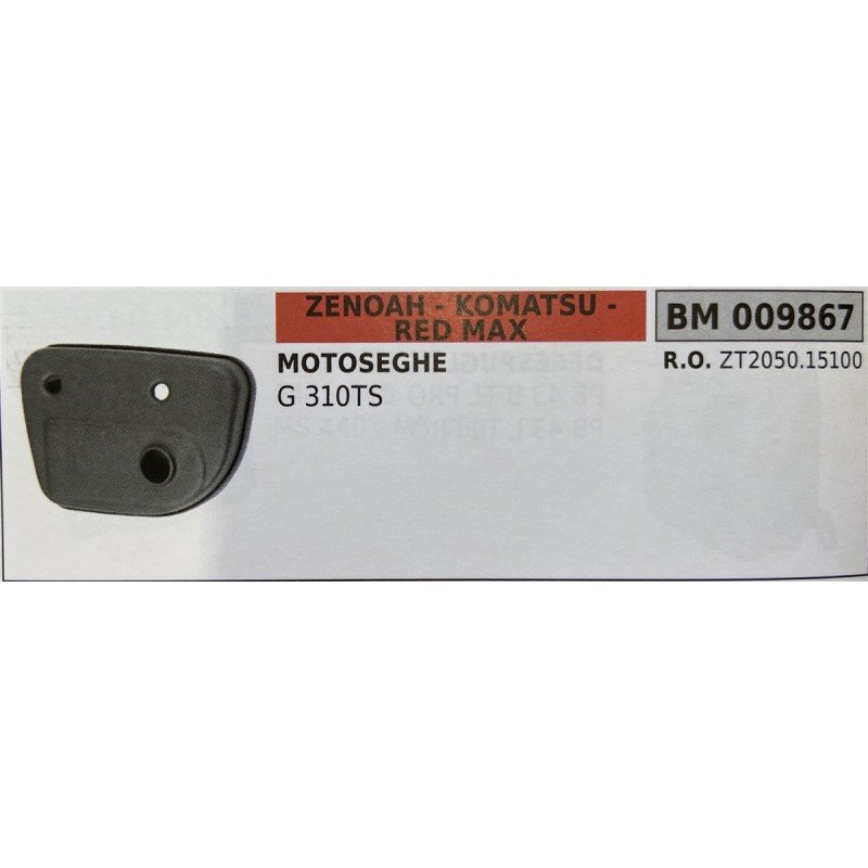 BRUMAR MARMITTA ZENOAH  KOMATSU  RED MAX   MOTOSEGHE G 310TS   RO ZT205015100