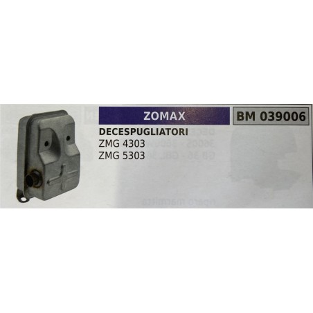 BRUMAR MARMITTA ZOMAX   DECESPUGLIATORI ZMG 4303 ZMG 5303  RO