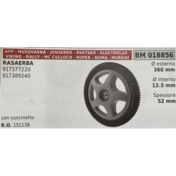 BRUMAR RUOTA RASAERBA AYP  HUSQVARNA  JONSERED  PARTNER  ELEKTROLUX  VIKING  RALLY  MC CULLOCH  ROPER  NOMA  MURRAY  RASAERBA 9