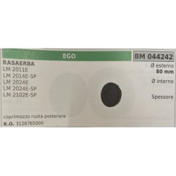 BRUMAR RUOTA RASAERBA EGO  RASAERBA LM 2011E LM 2014ESP LM 2024E LM 2024ESP LM 2102ESP  coprimozzo ruota posteriore Ø esterno 8