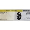 BRUMAR RUOTE VARIE ROQUES et LECOEUR  FALCIATUTTO RL 2008H  Ø esterno 420 mm Ø interno  spessore 50 mm  RO 4101020008