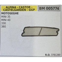 BRUMAR FILTRO ARIA ALPINA  CASTOR  CASTELGARDEN  GGP  MOTOSEGHE MINI 35 MINI 40 330 380  RO 3781280