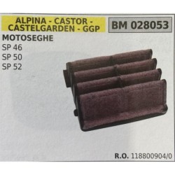 BRUMAR FILTRO ARIA ALPINA  CASTOR  CASTELGARDEN  GGP  MOTOSEGHE SP 46 SP 50 SP 52  RO 1188009040