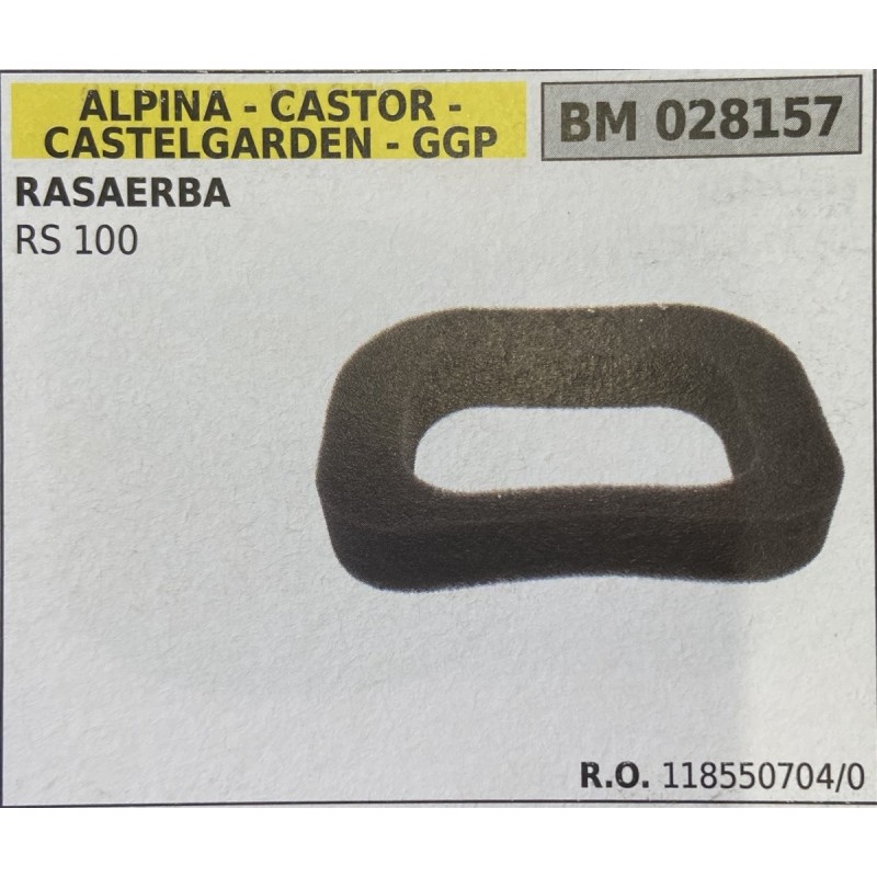 BRUMAR FILTRO ARIA ALPINA  CASTOR  CASTELGARDEN  GGP  RASAERBA RS 100  RO 1185507040