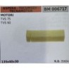 BRUMAR FILTRO ASPERA  TECUMSEH  TECNAMOTOR  MOTORI TVS 75 TVS 90  135x40x30 RO 35604