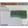 BRUMAR FILTRO ASPERA  TECUMSEH  TECNAMOTOR  MOTORI V 40 a V 80 VH 40 a VH 60 VM 70 a VM 100  141x78x35 RO 33631