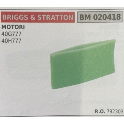 BRUMAR FILTRO BRIGGS & STRATTON  MOTORI 40G777 40H777  RO 792303