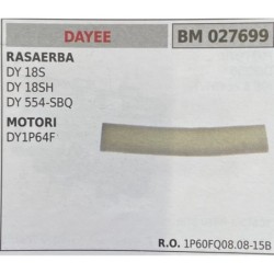 BRUMAR FILTRO DAYEE  RASAERBA DY 18S DY 18SH DY 554SBQ MOTORI DY1P64F  RO 1P60FQ080815B