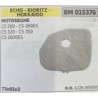 BRUMAR FILTRO ECHO  KIORITZ  HOKKAIDO  MOTOSEGHE CS 260  CS 269ES CS 320  CS 350 CS 2600ES  73x65x3 RO A226000050
